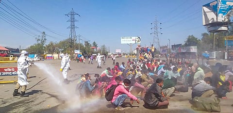 COVID-19: Spraying of individuals or groups not recommended under any circumstances, says Centre in its advisory