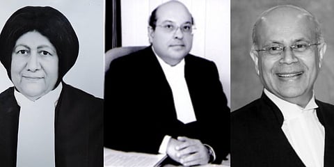 (LtoR)- Justice Indira Banerjee, Justice Rohinton F Nariman, Justice Navin Sinha.