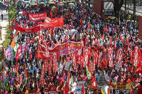 Indian working class to make a policy statement, call for nation-wide strike on November 26
