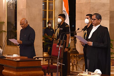 Justice Ramana sworn in as CJI