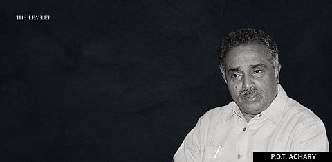 A Hard Year For Federalism— Part 2 of the interview with P.D.T. Achary
