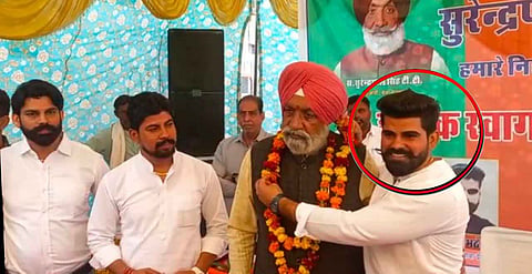 बीजेपी नेता के साथ आरोपी