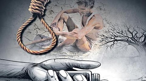 कर्ज से परेशान किसान ने की खुदकुशी.