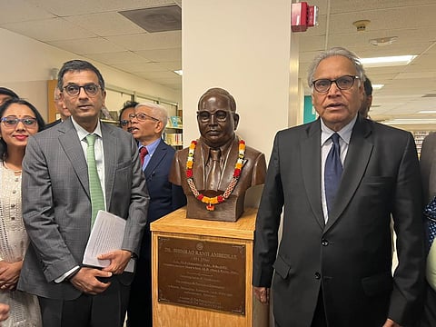 अमेरिका में भारत के सर्वोच्च न्यायालय के मुख्य न्यायाधीश डॉ. न्यायमूर्ति धनंजय वाई. चंद्रचूड़