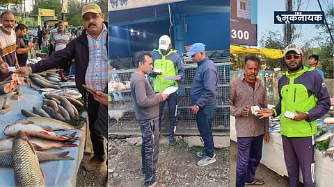 खुले मीट-मछली की खुली दुकानें