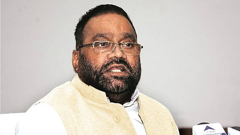 राष्ट्रीय शोषित समाज पार्टी अध्यक्ष स्वामी प्रसाद मौर्य.