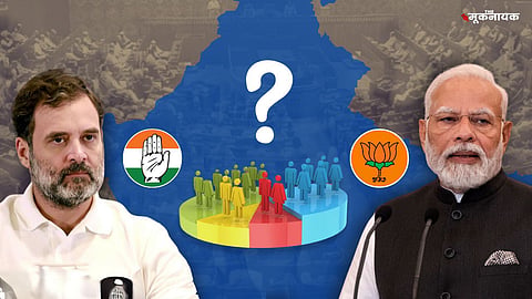 NDA , INDIA व BSP की टक्कर.