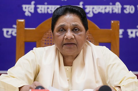 National President of Bahujan Samaj Party (BSP) and former CM of Uttar Pradesh Mayawati