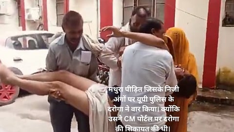 अडींग चौकी प्रभारी कपिल नागर के विरुद्ध परिजनों का आरोप है कि 27 जुलाई को बृजेश को हिरासत में लिया गया और बंद कमरे में उसकी बेरहमी से पिटाई की गई।