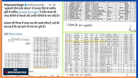 MP तीर्थ दर्शन योजना: BJP विधायक दांगी की पत्नियों और भाजपा पदाधिकारी के नाम सूची में शामिल, पूर्व मंत्री ने उठाए सवाल