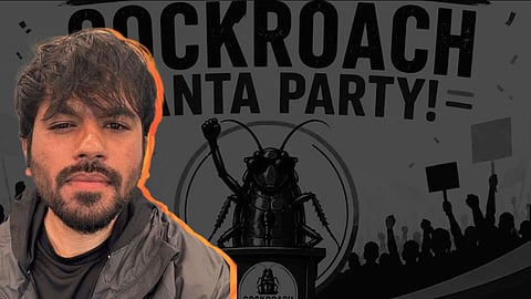 Cockroach Janta Party Founder Abhijeet Dipke.