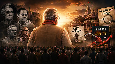 यह विश्वास करना कठिन है कि इस देश के हिंदू इतने समृद्ध हो गए हैं कि अत्यधिक ऊंचे ईंधन मूल्य अब उन्हें अत्यधिक प्रभावित नहीं कर रहे हैं, या कि जनता इतनी क्षमाशील हो गई है कि नीट पेपर लीक जैसी घटना भी शायद ही उनका ध्यान आकर्षित कर पाती है।