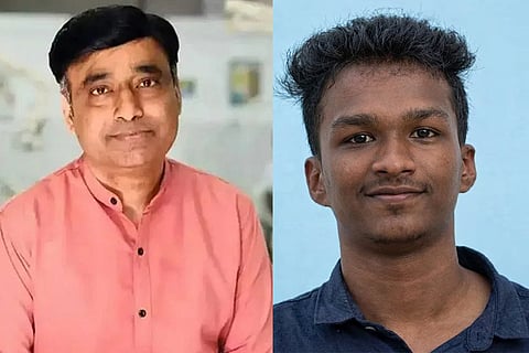 केरल क्राइम ब्रांच की टीम ने अंचराकांडी डेंटल कॉलेज के छात्र नितिन राज की आत्महत्या केस के मुख्य आरोपी डॉ. एमके राम (L) को महीनों तक भागने के बाद 20 जुलाई को गिरफ्तार किया लेकिन जांच अधिकारी द्वारा गिरफ्तारी के आधार उपलब्ध नहीं कराए जाने के कारण विशेष अदालत ने आरोपी को रिहा कर दिया।