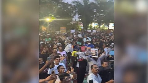 NEET paper leak Protest in Goa
