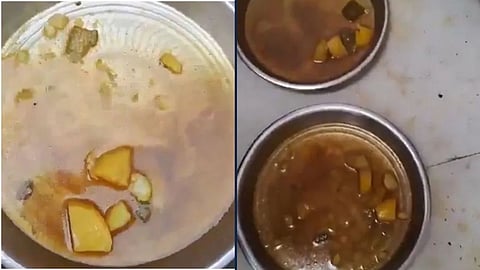 UP Mid Day Meal Viral Video