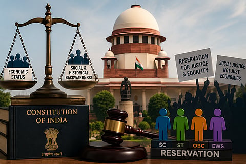 याचिकाकर्ताओं की दलील है कि आरक्षित वर्गों के भीतर आर्थिक रूप से कमजोर लोगों को प्राथमिकता मिलने से आरक्षण का लाभ अधिक व्यापक रूप से वितरित किया जा सकता है। दूसरी ओर, केंद्र का तर्क है कि SC और ST जैसे संवैधानिक वर्गों की पहचान और उनके लिए आरक्षण का आधार केवल आर्थिक पिछड़ापन नहीं है।