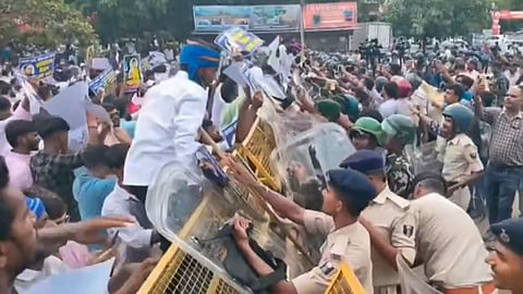 Bihar reservation protest