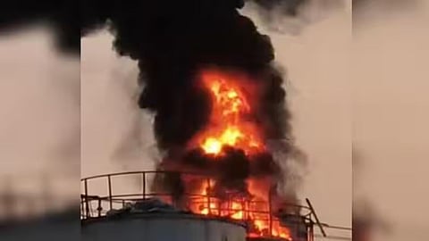 Kanpur Dehat news, factory fire Kanpur