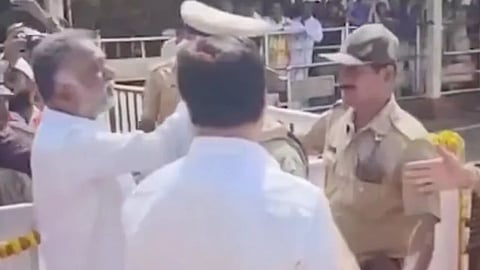 Mysuru Dasara controversy, Karnataka Dalit ministers stopped