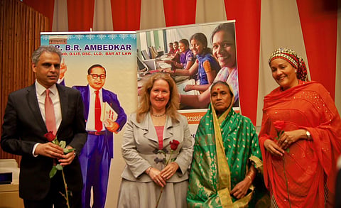 Mhaske's mother from village to United Nations along with UN chief Ameena Mohmmad