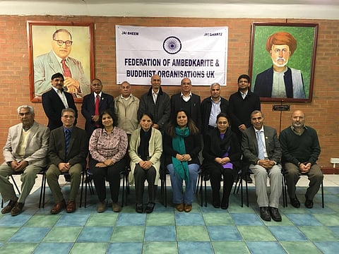 FABO UK team at the Ambedkar Centre in London