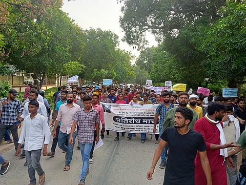 Students intensified their protests in the month of August