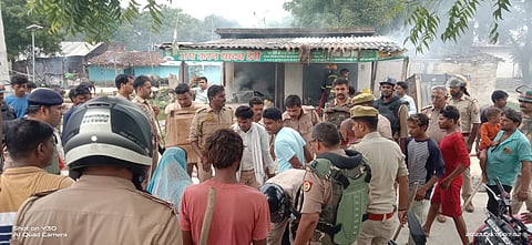 Three members of a family were killed in Mohideenpur village in the wee hours of Friday