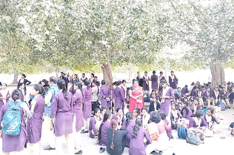 Employees had been camping at Kanshiram Eco Garden since Tuesday