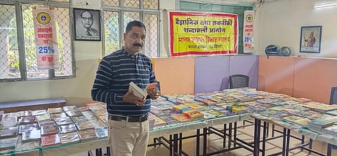 Librarian Lokesh Paliwal is dedicated to promoting reading and expanding public library services in Pratapgarh.