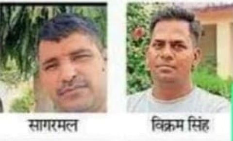 Two police men misbehaved with a woman who had visited the Nokha police station to file a complaint regarding a molestation incident that occurred during a village fair.