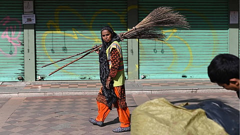A sanitation worker
