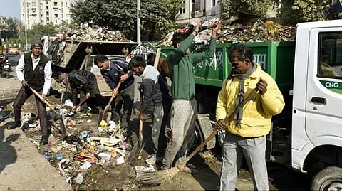 The research brings attention to data from the NSKFDC, identifying 58,098 individuals as manual scavengers. Despite this, only 530 districts out of 766 declared themselves as manual scavenging free, highlighting the government's failure to conduct a comprehensive survey.
