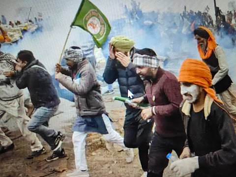 Situation at Punjab-Haryana Shambhu and Khanauri borders remains extremely tense, with security forces resorting to tear gas shelling.