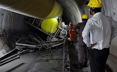 Rescue Efforts Continue for Eight Workers Trapped in Telangana Tunnel Collapse