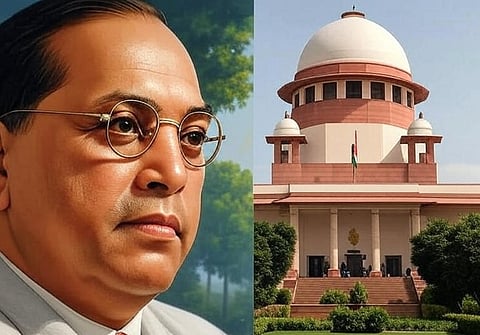 During the 1930–32 Round Table Conferences and Constituent Assembly debates, Ambedkar advocated for reservations without distinguishing between rich and poor SC/ST individuals to ensure social representation, not merely poverty alleviation.