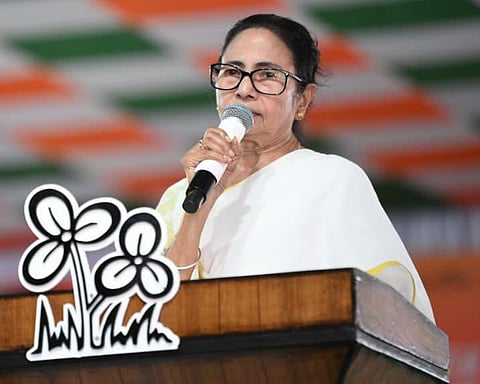 The Trinamool Congress supremo also alleged that the Election Commission was intimidating her government officers by giving them instructions.