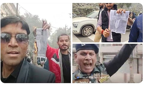 In Gwalior, Advocate Anil Kumar Mishra and his associates face serious charges under the Scheduled Castes and Scheduled Tribes (Prevention of Atrocities) Act for allegedly burning a photo of Dr. B.R. Ambedkar (Baba Saheb), using derogatory and hate-filled language, disrupting social harmony, and inciting communal riots.