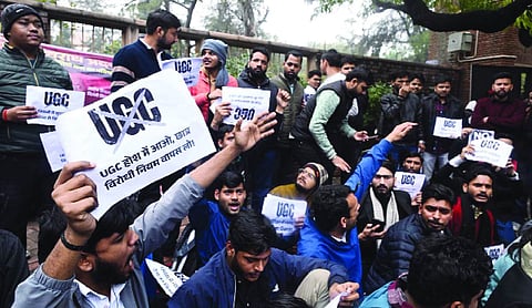 The order, issued by Proctor Prof. Manoj Kumar imposes a strict one-month ban on all public meetings, processions, demonstrations, protests, and related activities across its campuses, effective immediately from February 17.