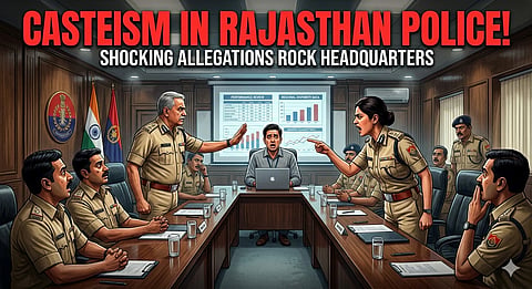 A lady Superintendent of Police allegedly insulted her senior officer by making derogatory remarks about his promotion being due to reservation quotas.