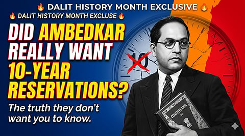 Baba Sahab wanted the reservation should remain for such time as Untouchability is there, but Sardar Vallabhbhai Patel opposed him.