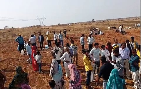 The affected farmers claim that the land was allotted to them back in 1976 under a government scheme, but it has now been illegally declared as 'Nazool' land (land vested with the government) and handed over to an industry, pushing their families into a severe livelihood crisis.