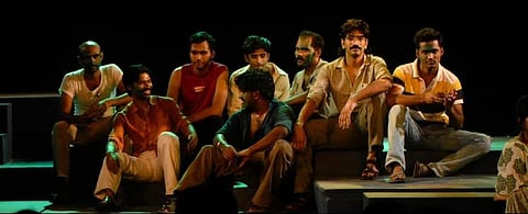 Several students were injured in the incident, which took place at the GB Hall during a final-year academic production by the Theatre Arts Department.