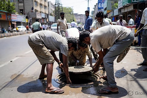 From February to June 2026, DASAM has documented at least 55 sanitation worker deaths across the country during dangerous sewer and septic tank cleaning operations.