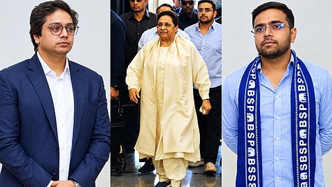Mayawati announced what she called her “final decision and pledge”: neither of her brother Anand Kumar’s sons would be given any political post in the BSP.