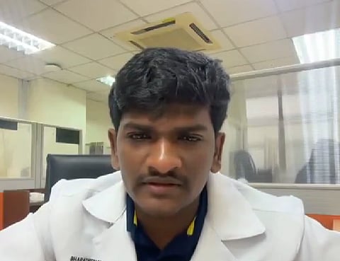 The delay left him struggling to continue his work, with unpaid fees and stalled lab work.