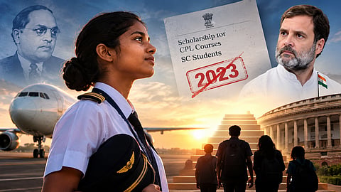 The 2010 Post-Matric Scholarship document specifically classified CPL under Group I and provided for 50 awards every year. It also explicitly included helicopter pilot and multi-engine rating training and provided for compulsory fees, including flight charges. An established scholarship pathway for SC students pursuing professional aviation training was subsequently discontinued in 2023.