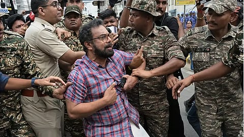 Brittas wrote that the Delhi Police and CRPF personnel forcibly manhandled and dragged him for approximately 50 metres, despite repeated assertions by both himself and the journalists present that he is a sitting Member of Parliament.