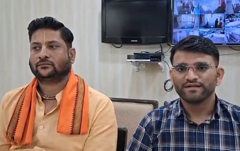 Lodhi appeared with Satish Tiwari in a video clip and stated that the matter has been resolved amicably in the interest of social harmony.