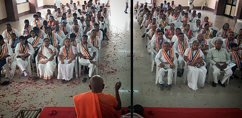 Dalits convert to Buddhism primarily to escape deep-rooted caste discrimination, social ostracism, and violence embedded within the traditional Hindu social order.