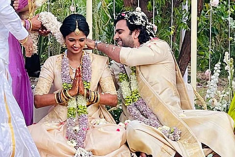 Actor Ashok Selvan marries actor Keerthi Pandian in Tirunelveli, Tamil Nadu
